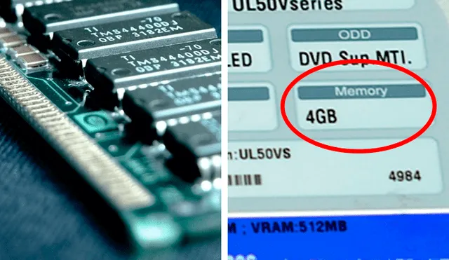 ¿No entiendes a qué se refieren con memoria RAM cuando estás buscando comprar una laptop? Imagen: MuyComputer.