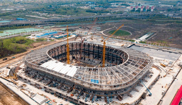 China podría construir otros dos estadios de 80. 000 plazas. Foto: AFP.