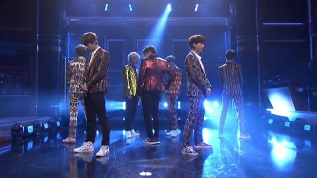 BTS coreografió el tema "Idol" en The Tonight Show y causan furor [VIDEO]