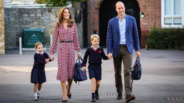 Los hijos mayores de la pareja real asisten al colegio Thomas' Battersea desde el 2017. (Foto: AFP)