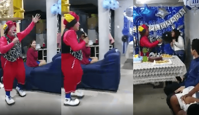Facebook viral: Torpe payasito comete terrible 'blooper' y arruina fiesta infantil [VIDEO]