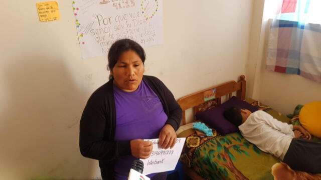 Tacna: madre busca ayuda para su hijo de 12 años que sufre cáncer