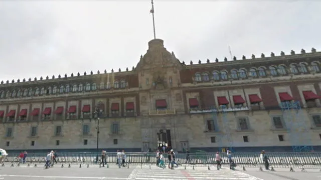 Palacio Nacional en México.