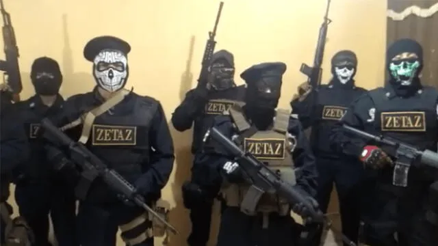 Los Zetas no dudan en mostrar su poderío y en amenazar a su competencia en el mundo del narcotráfico de México. Foto: Difusión