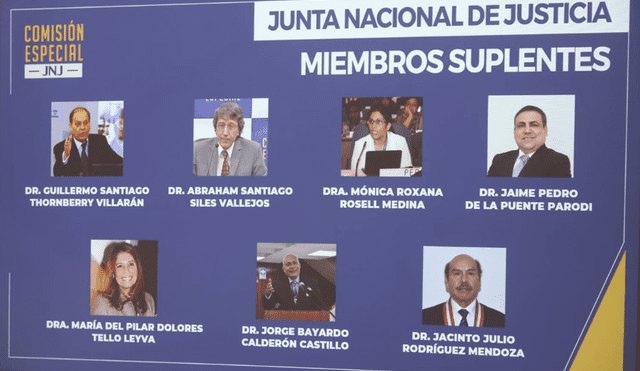 Junta Nacional de Justicia: los 14 miembros que integrarán el JNJ [VIDEO]