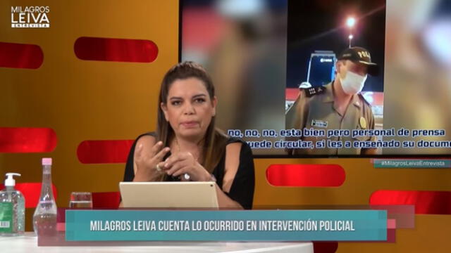 Laura Borlini criticó a Miagros Leiva por incidente tras detención durante toque de queda. Foto: Captura