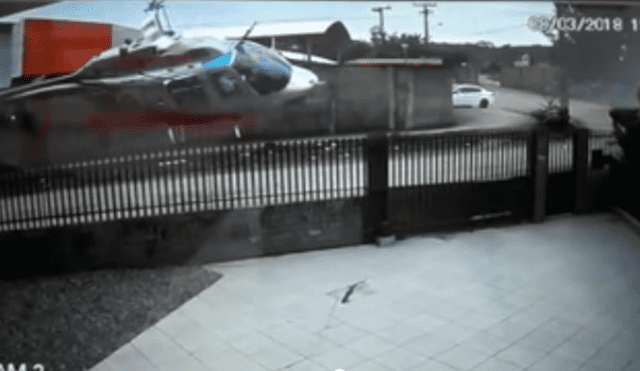 YouTube: ladrones roban helicóptero para rescatar a un preso y mueren en accidente [VIDEO]