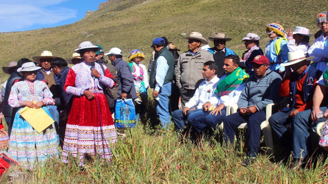 Arequipa: familias ganaderas se benefician con intervención ante las heladas