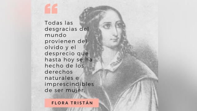 Flora Tristán, pionera en la lucha de los derechos de las mujeres y la clase obrera