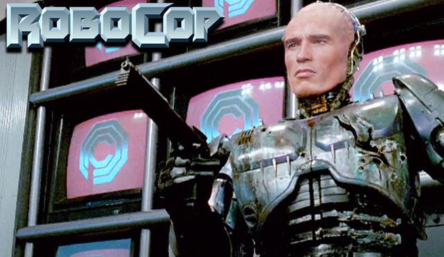 arnold Schwarzenegger como Robocop gracias al deepfake. Créditos: composición