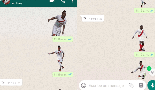 Vía WhatsApp: conoce cómo obtener los stickers de la selección peruana que causa furor en los hinchas [FOTOS]