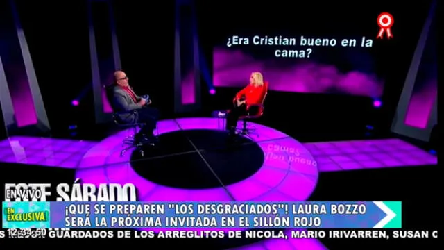 Laura Bozzo sorprendida con pregunta íntima sobre Cristian Zuárez en “El valor de la verdad”