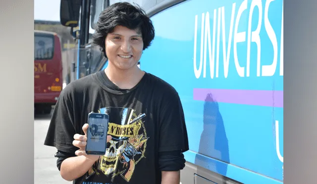 Estudiante crea novedosa aplicación para ubicar a los buses de San Marcos [FOTOS]