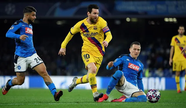 Barcelona vs. Napoli EN VIVO: con Messi por el pase a los cuartos de final de la Champions.