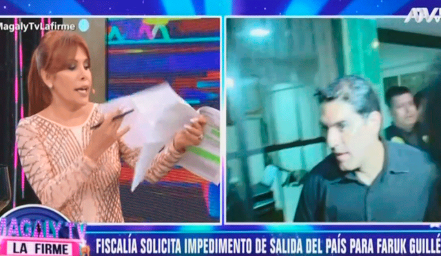 Faruk Guillén: Fiscalia solicita orden de impedimento de salida del país  