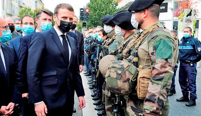 El presidente francés anunció además el aumento de 3.000 a 7.000 los efectivos destinados a la operación antiterrorista “Centinela”. Foto: EFE