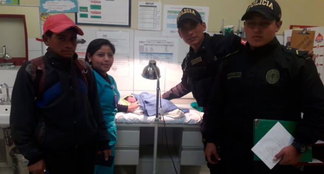 Cajamarca: gestante da a luz en patrullero mientras era trasladada a hospital 