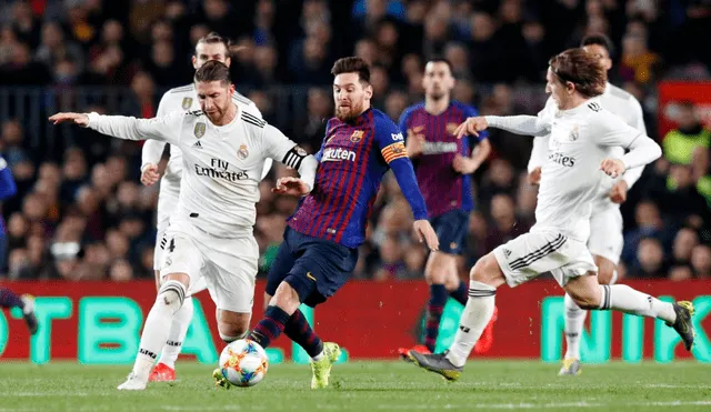 Real Madrid vs. Barcelona por la Liga Santander 2019.