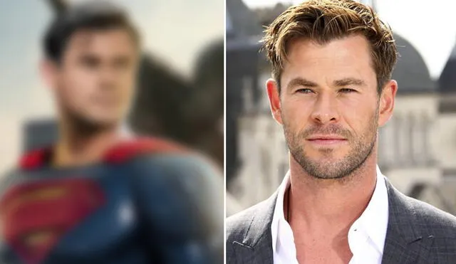 Chris Hemsworth como Superman. Créditos: composición