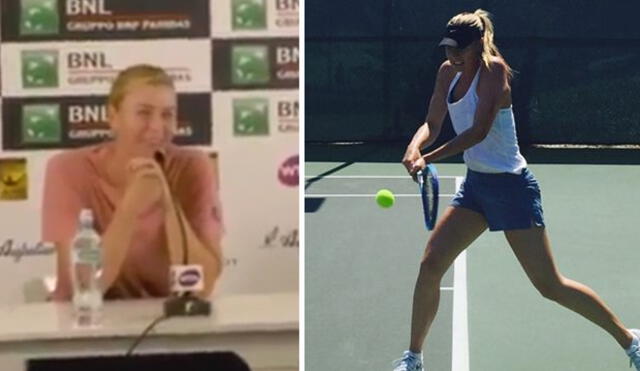 Maria Sharapova: Su nerviosa reacción cuando le preguntaron si tenía novio 