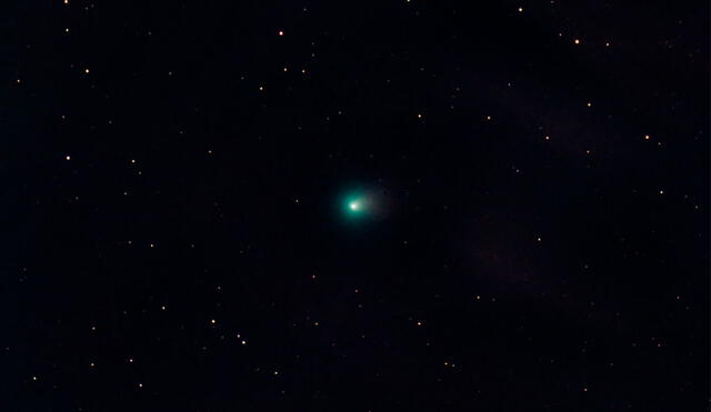 Cometa C/2022 E3 (ZTF) captado en Huancayo, Perú. Foto: José & Hugo Santivañez. M