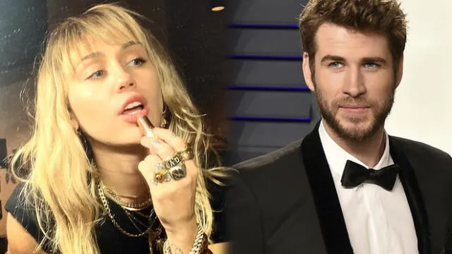 Miley Cyrus se burla de matrimonio con Liam Hemsworth en Instagram. Foto: Composición