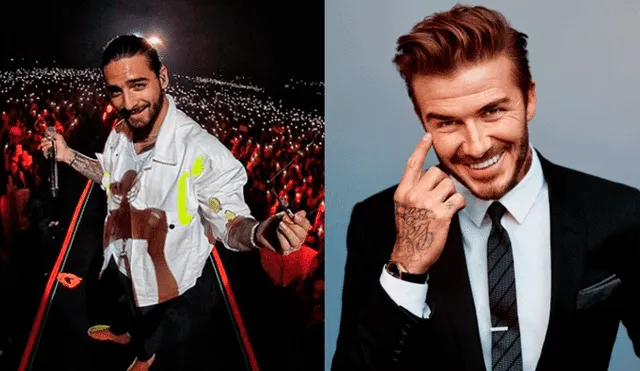 Instagram: Maluma sube foto junto a David Beckham y supera el millón de me gusta