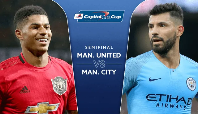 Manchester City enfrenta al Manchester United por la Capitan One Cup.