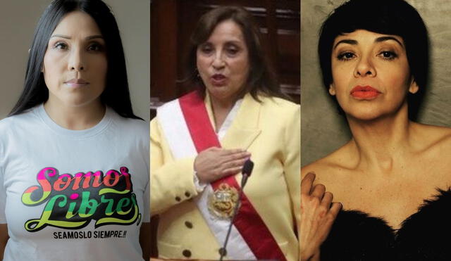 Conoce en esta nota cómo reaccionaron los famosos del Perú tras el juramento de Dina Boluarte. Foto: composición LR/Tula Rodríguez/Tatiana Astengo/Instagram/Reuters