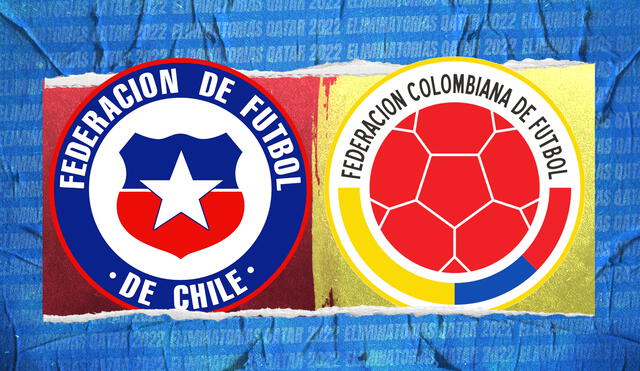 Chile y Colombia se miden en Santiago por la segunda jornada de las Eliminatorias rumbo al Mundial de Qatar 2020. Foto: Composición de Fabrizio Oviedo
