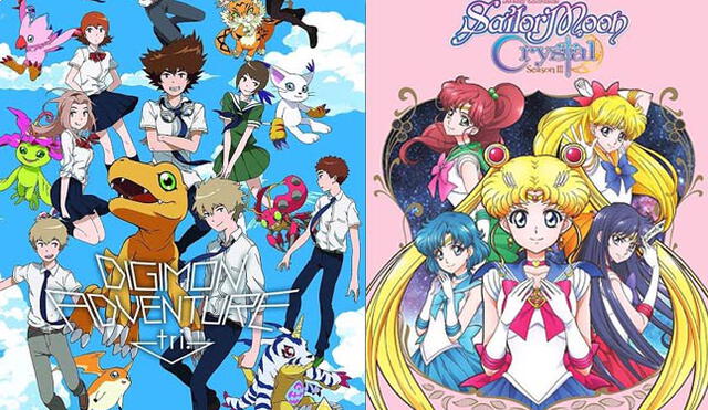 Digimon Adventure Tri y Sailor Moon Crystal muy pronto en canal local