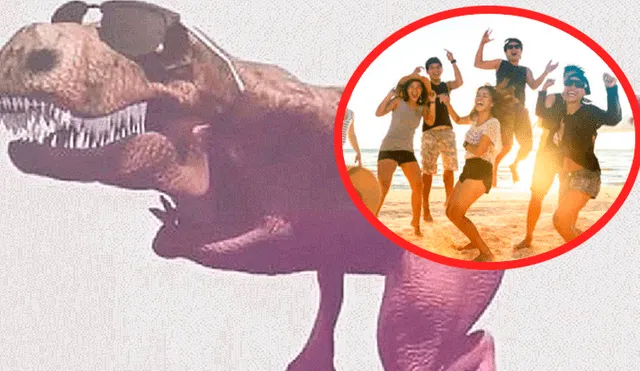 Facebook: meme del dinosaurio 'Cállese viejo lesbiano' promete ser el hit del verano 2019 [VIDEO]