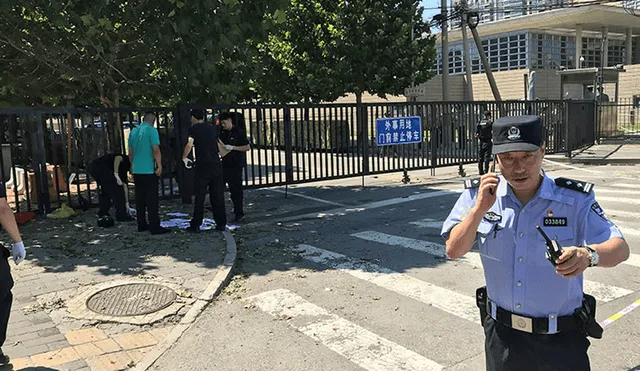 Estalla bomba frente a la Embajada de EE.UU. en Pekín [VIDEOS]