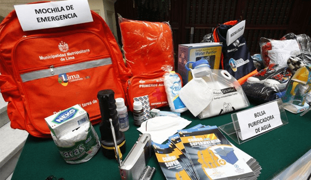 Mochilas de emergencia: ¿Cuánto cuestan y qué productos deben contener? 