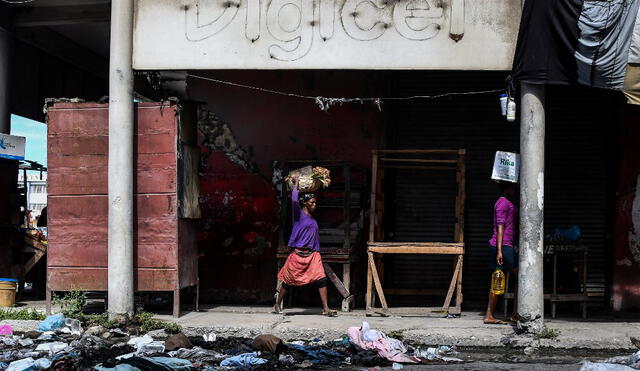 Con una población de 11,2 millones de habitantes, Haití está recién en el comienzo de la pandemia. Foto: AFP.