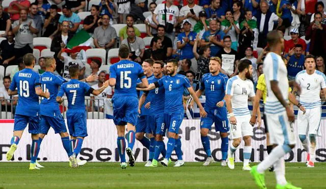 Italia golea 3 a 0 a Uruguay en amistoso FIFA [Goles y resumen]