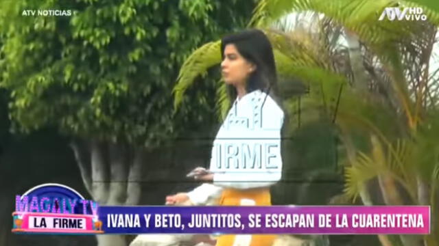 Ivana Yturbe envía mensaje por cuarentena el mismo día que fue vista en la calle con Beto Da Silva. Foto: Captura