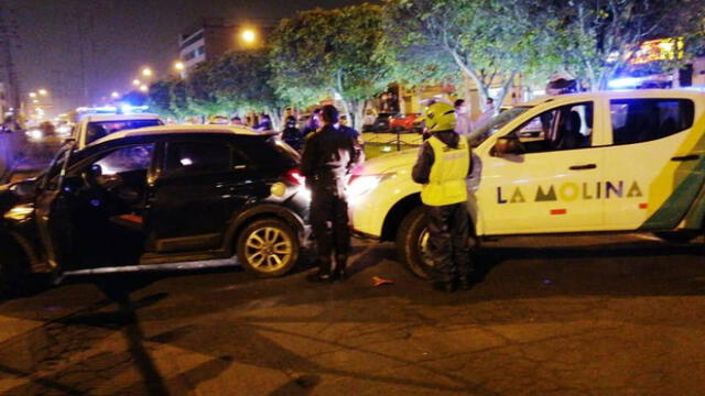 PNP y Serenazgo de La Molina capturan a banda de delincuentes. / Creditos: Facebook Municipalidad de La Molina