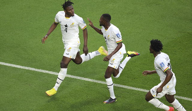 Ghana y Corea del Sur chocaron por el grupo H del Mundial Qatar 2022. Foto: EFE