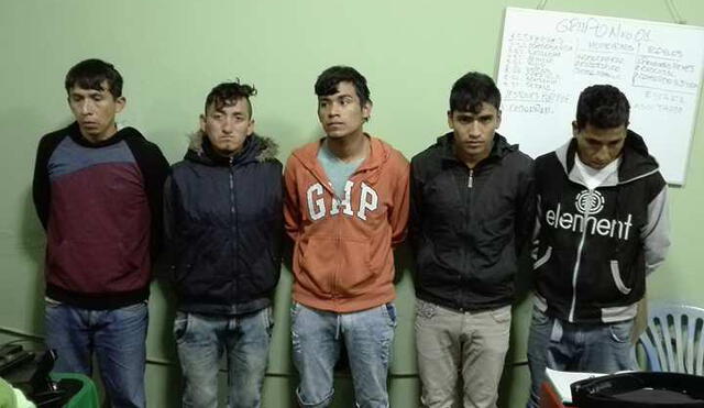 Capturan a cinco 'piratas del asfalto' en Chimbote