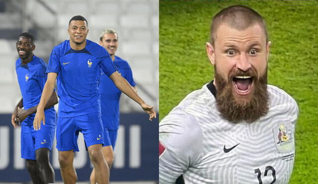 Kylian Mbappé y Andrew Redmayne son jugadores destacados en sus respectivas selecciones. Foto: Composición AFP