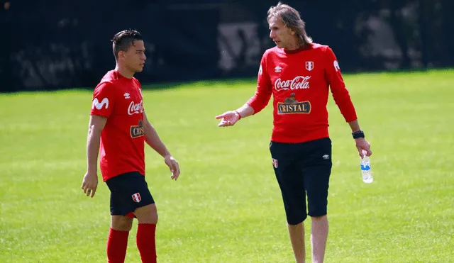 Cristian Benavente reveló la conversación que tuvo con Ricardo Gareca previo a los amistosos de Perú con Uruguay. | Foto: GLR