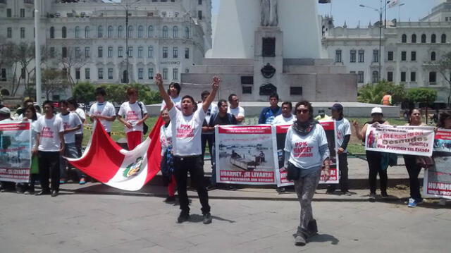 Pobladores de Huarmey exigen en Lima atención a los daños de El Niño costero