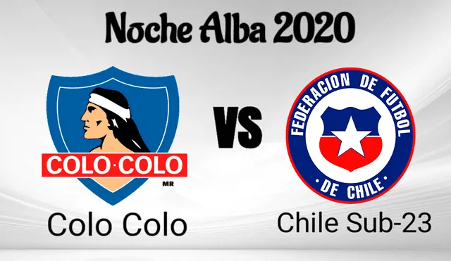 Sigue aquí EN VIVO ONLINE el Colo Colo vs. selección chilena sub-23 en la Noche Alba 2020 con la presencia de Matías Fernández.