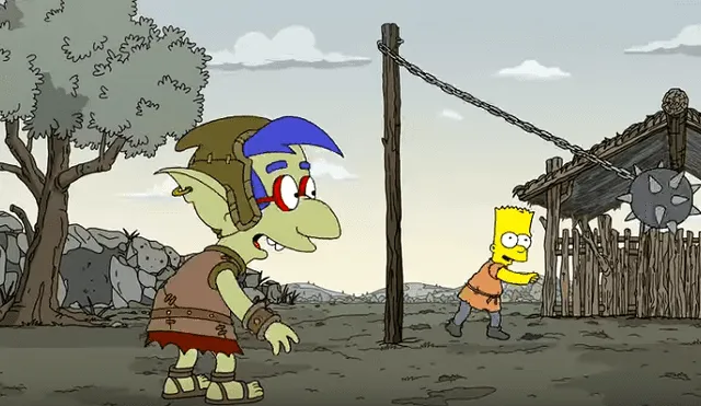 'Los Simpson' parodian a Game of Thrones en su nueva temporada [VIDEO]