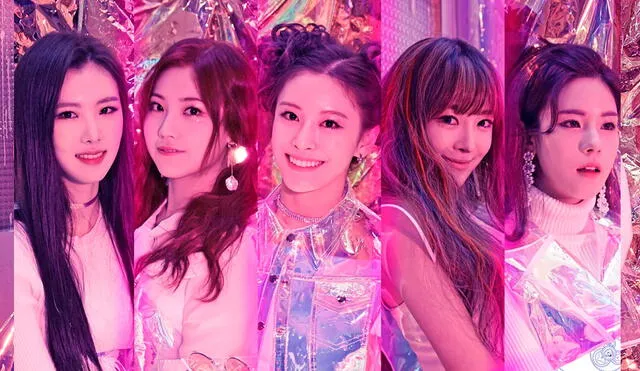 NeonPunch fue un grupo de chicas de Corea del Sur formado por A100 Entertainment. Debutó  el 27 de junio de 2018. Crédito: Instagram