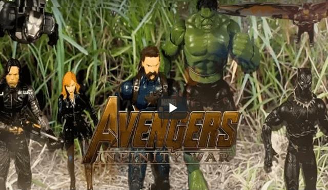 ‘Avengers: Infinity War’: el divertido tráiler en versión ‘stop-motion’ [VIDEO]