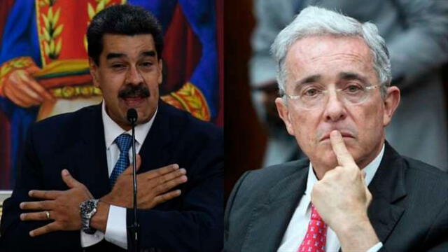 Nicolás Maduro y Álvaro Uribe. Foto: Difusión.