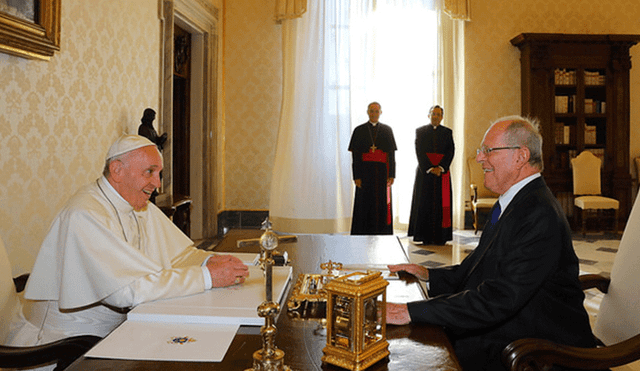 Papa Francisco recibió en audiencia privada a PPK
