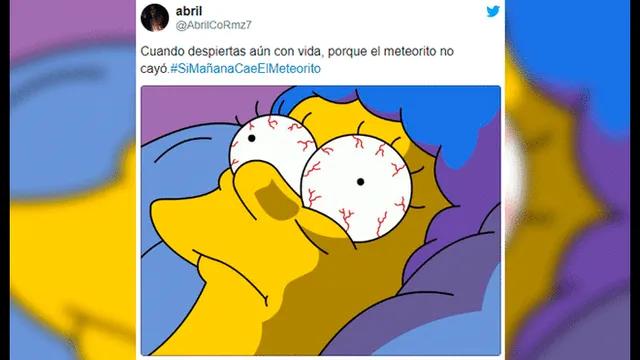 Memes por el paso cercano del meteorito F30. Foto:Twitter